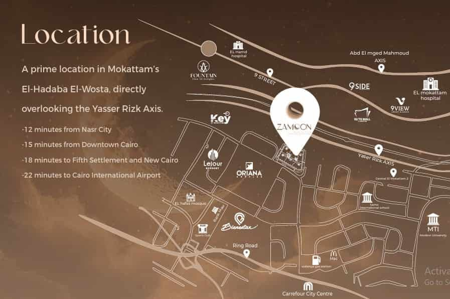 كمبوند ذا مون المقطم