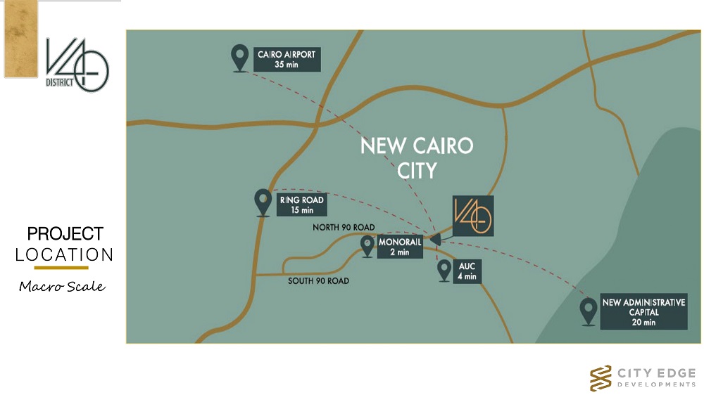 موقع ديستركت مول V40 التجمع الخامس