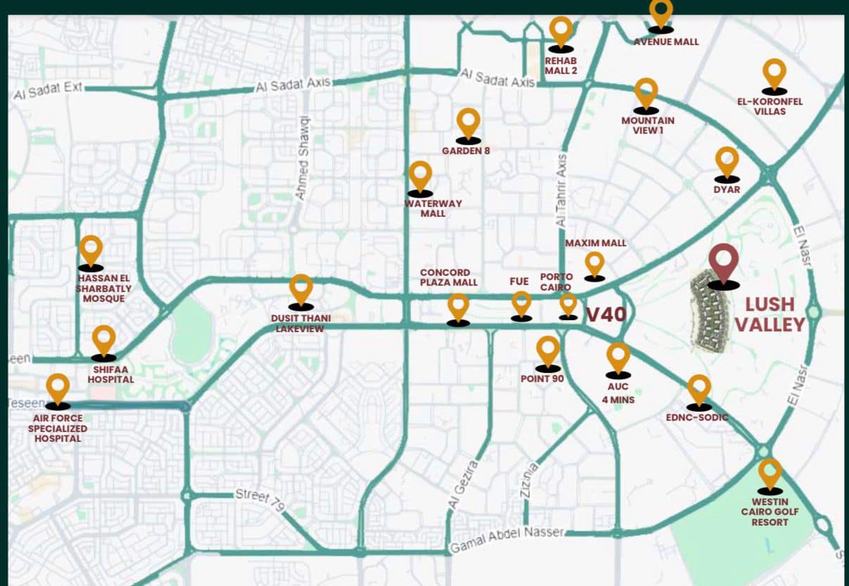 موقع مشروع شركة سيتي ايدج القاهرة الجديدة