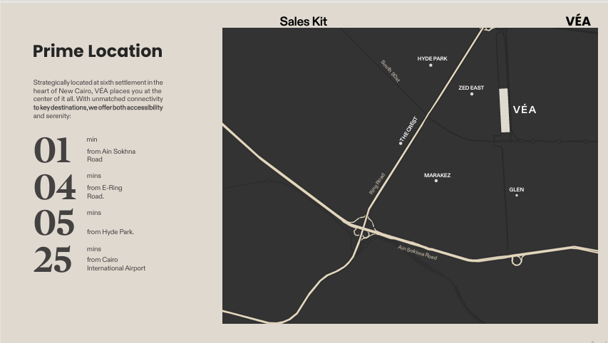 موقع مشروع فيا القاهرة الجديدة