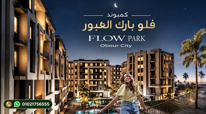 Flow Park Obour City at Night