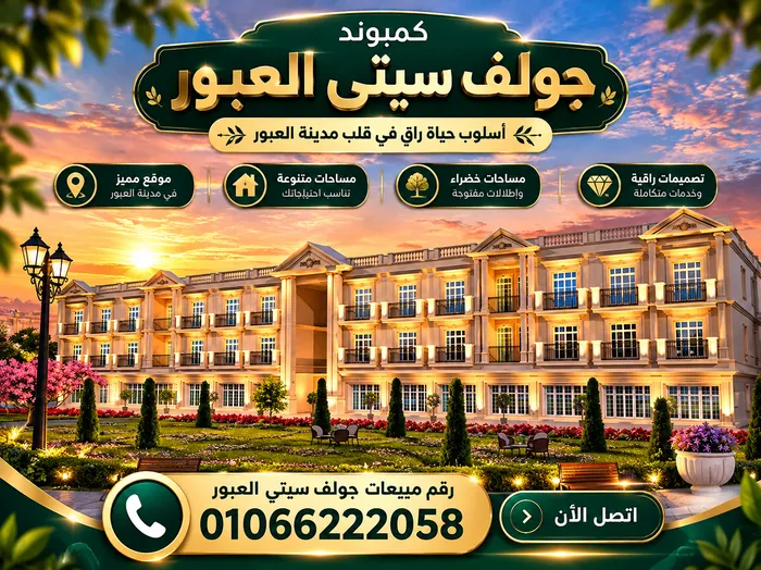 رقم مبيعات جولف سيتي العبور