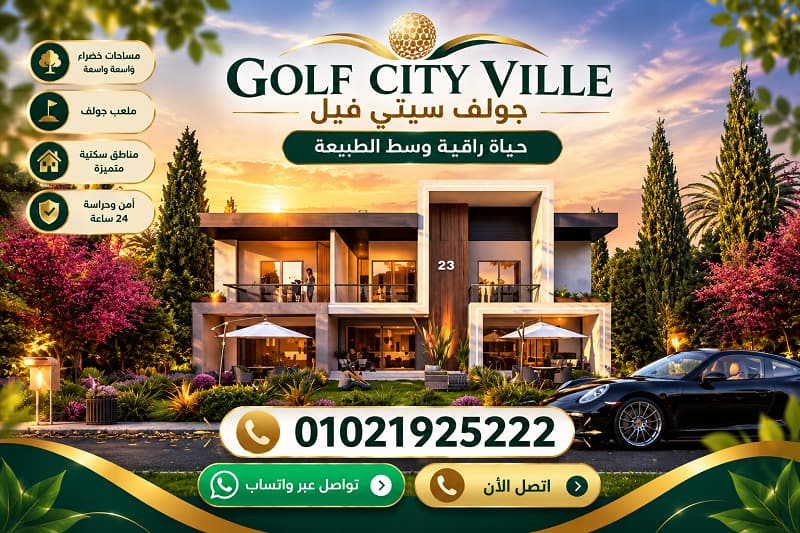 مساحات و اسعار جولف سيتي ريزيدنس العبور 2026