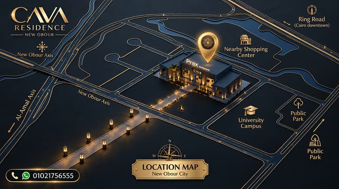 موقع CAVA Residence New Obour